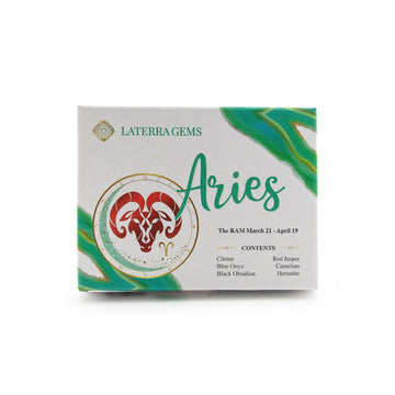 Shop Laterra Gems Zodiac Crystal Set - Aries